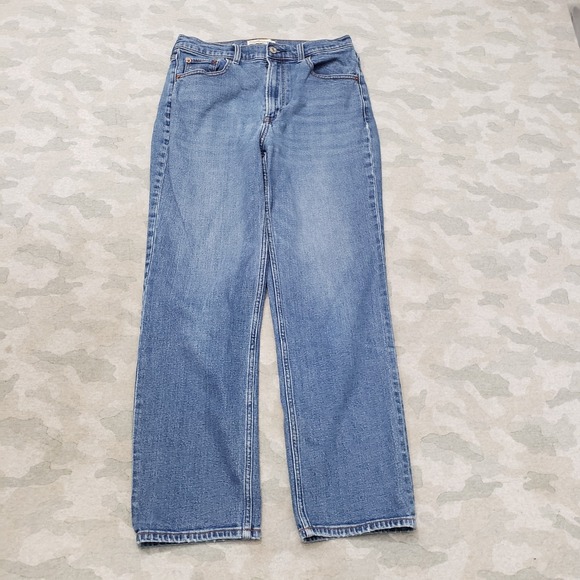 Abercrombie & Fitch Denim - Abercrombie and Fitch Jeans Womens 30 Blue The Ankle Straight Denim Medium Wash